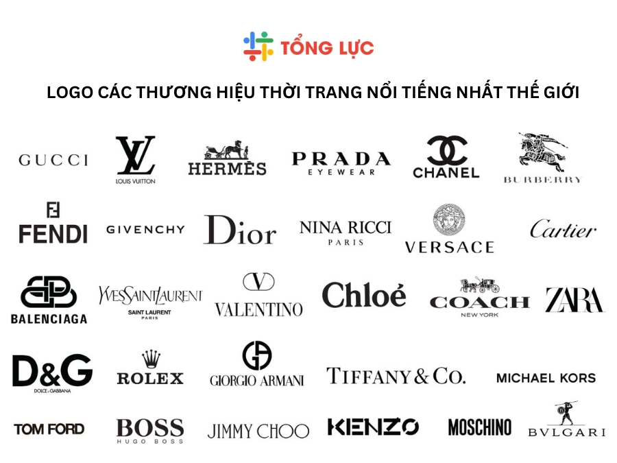 Một số logo thời trang nổi tiếng