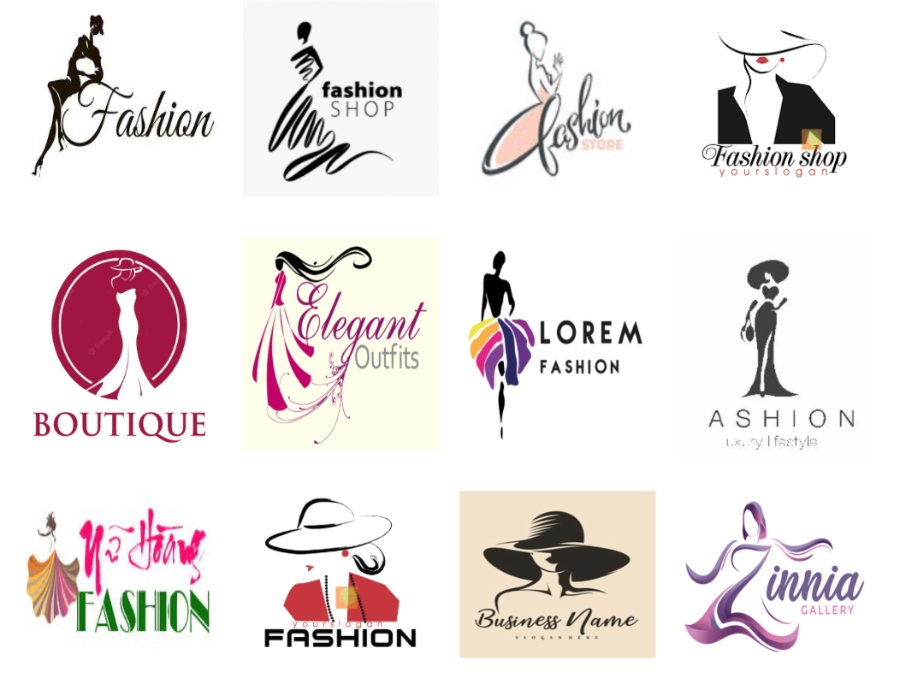 Mẫu logo shop thời trang siêu đẹp